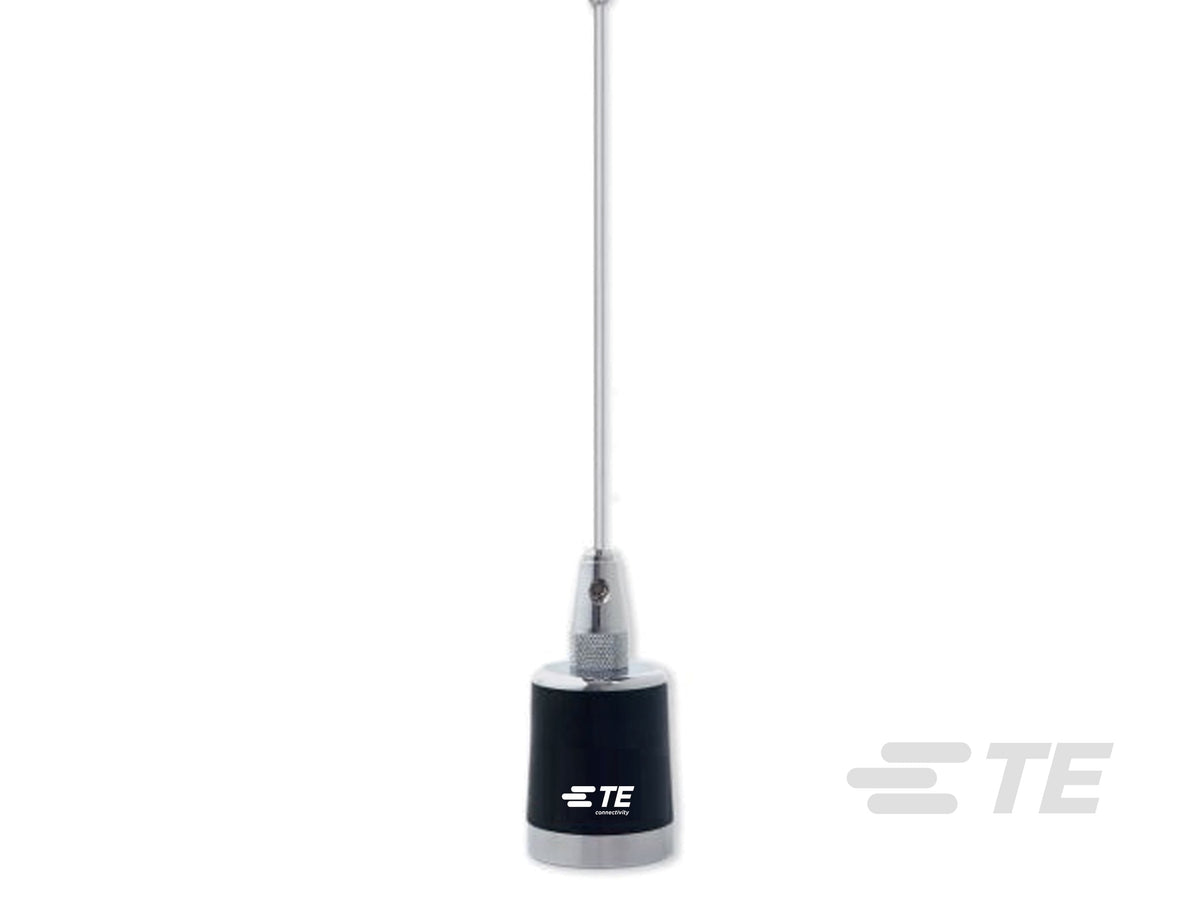 B4502N UHF Whip Antenna with Chrome and Black NMO Base - 450-470