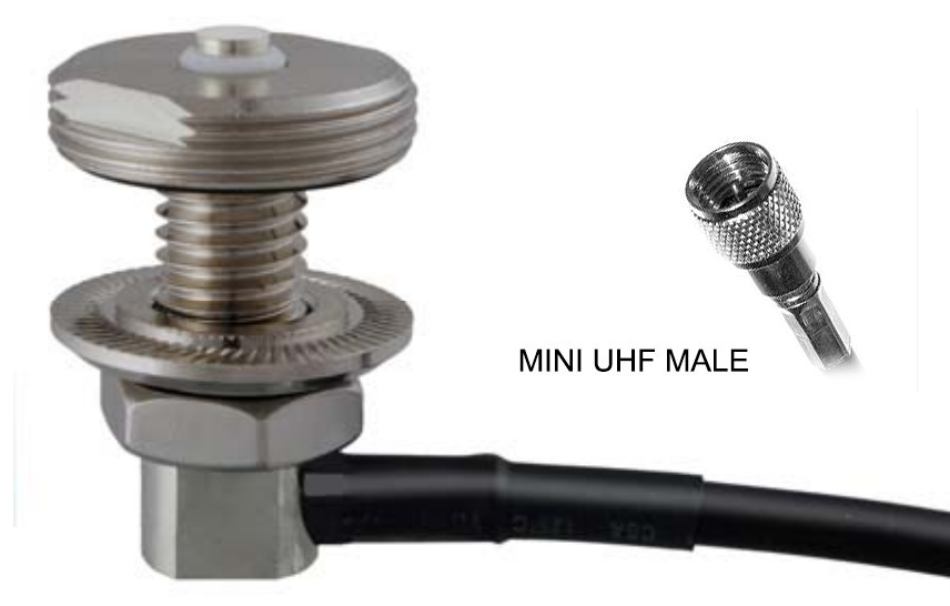 Adjustable NMO Antenna Mount for Thick Surface Up To 1/2 Inch. 17