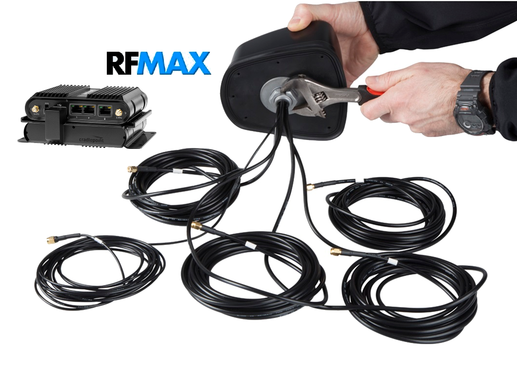 CRADLEPOINT 4G/5G Antenna, Nero, 600 MHz - 6 GHz, 170801-000 QTY-1 - Foto 6