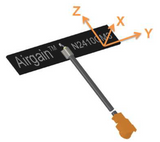 N2410CM3-T-G50U : Airgain Single-band(2.4-2.49 GHz) PCB Plug and play antenna with 50 mm cable and IPEX/MHF/UFL connector