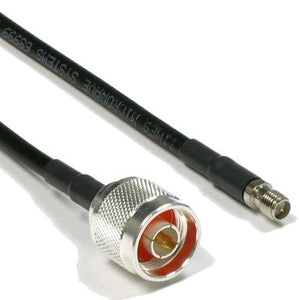 PT195-003-RSF-SNM LMR195 Type equivalent Cable - RP SMA-Female to Standard N-Male - 3 Foot
