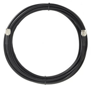 PT195-036-SNFBH-SSM: 36 Foot 195 type Low Loss Cable with Bulkhead N Female and Standard SMA Male