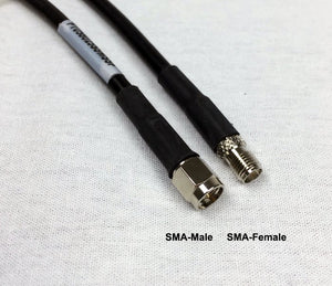 LMR240 Type equivalent Low Loss Coax Cable - 40 Feet - SMA Male - SMA Female