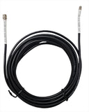 PT195-018-SQM-SSF: 18 Feet 195 Type Low loss Cable Assembly with QMA-Male and SMA-Female Connectors