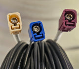 Antenna for Digi TX40 7 in 1 "Brick" antenna 4x 5G, 2x WiFi & 1x GPS/GNSS, 17 ft cables with Fakra Connectors | R2BDM-G452W-17K-FAKRA-B