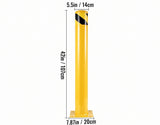 50004005: Safety Kit for FlexAntenna: ONE Safety Bollard and ONE Angle Iron Safety Curb