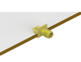 ADAN-P16US-ELSMA-200 | Advantenna-p16: RFID UHF high gain antenna, fan beam shape FCC frequency band, edge mount SMA female connector