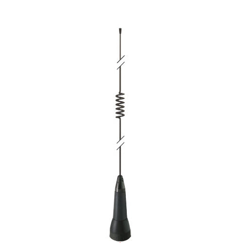 EMFLX-M10007-GPI: Antena UHF de 3 dBd de ganancia para montaje en techo, resorte e/m-Flex®, plano de tierra de 440-480 MHz independiente