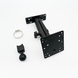 ***Demo Stock***EZM9-COMBO 9 Inch Antenna Bracket - Fully Articulating Die Cast Wall or Mast Mount for 100MM VESA or 2.5 inch Stud RFID Antennas.