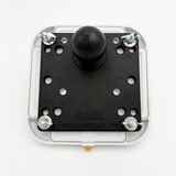 ***Demo Stock***EZM9-COMBO 9 Inch Antenna Bracket - Fully Articulating Die Cast Wall or Mast Mount for 100MM VESA or 2.5 inch Stud RFID Antennas.
