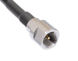 PT195-010-SFF-SFM: 10 Feet 195 Type Low loss Cable Assembly with FME-Female and FME-Male Connectors