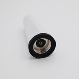 White NMO shot-glass Antenna For P25 (700/800 Mhz) 900 Mhz, 4G/5G Cellular or WiFi. RSGW-600/71-3-NMO