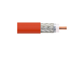 PTW400P-020-RTM-SNM : Plenum Rated, Orange, 400 Type Low Loss Coax Cable - 20 Feet - RPTNC-Male & Standard N Male