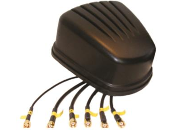 PAN62311DMR: 6-in-1 Vehicle Mount Antenna, with Direct Mount, Black, Approved for railroad and high vibration application