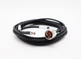 PT195-015-SNM-SSF: 15 Feet  195 Cable Assembly with N-Male and SMA-Female Connectors
