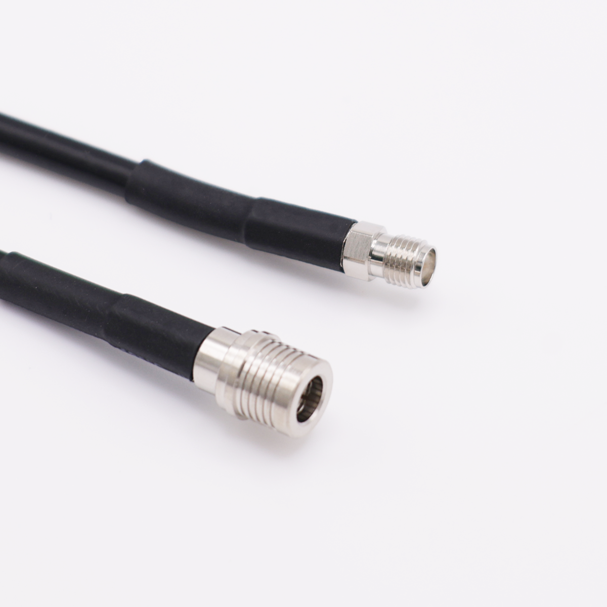 PT195-015-SQM-SSF: 15 Feet  195 Cable Assembly with SMA-Female and QMA-Male Connectors