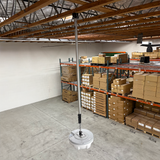 Extra Long, 6-30 ft, adjustable Mounting Pole for Zebra ATR7000, Antennas, Monitors, RFID Readers and WAP. Replaces BR-000238-03 | R-POLE-30