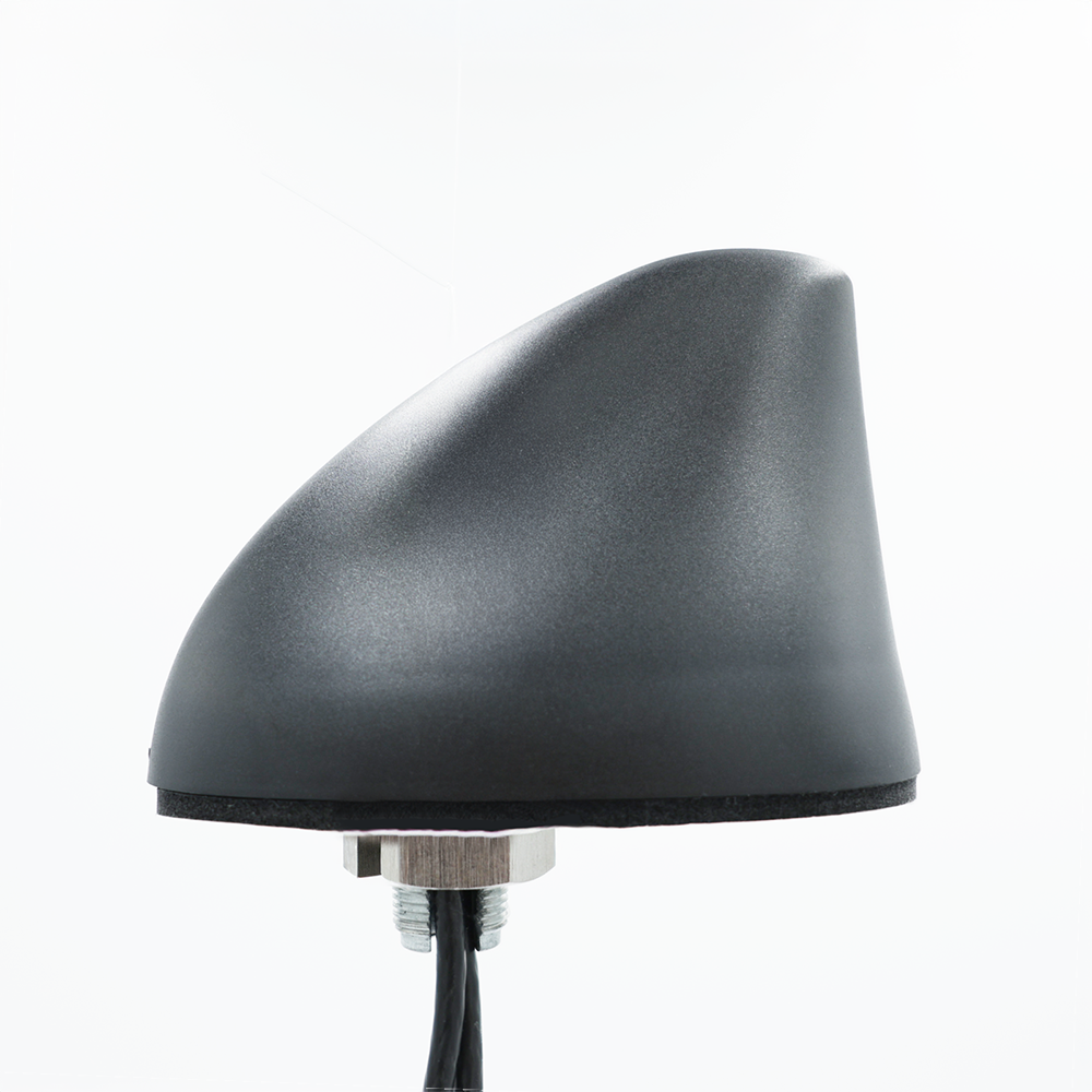 3-in-1 Roof Mount Sharkfin Antenna For In-Vehicle docking stations. GPS+Cellular+WiFi | R2SF-DB-G4W-TTT