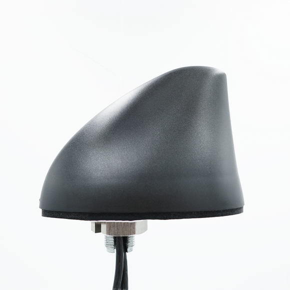 3-in-1 Roof Mount Sharkfin Antenna For In-Vehicle docking stations. GPS+Cellular+WiFi | R2SF-DB-G4W-TTT