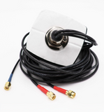 2x2 MiMo 5GNR/4G-LTE Cellular Antenna for M2M, IoT, & Vehicular Applications. Dual 1 ft. Cables & SMA Connectors. R2SP-DB-55-1-SS-B
