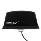 Low profile all-in-1 (VHF/UHF/P25 + WiFi + GPS) Antenna for Motorola APX8500, 17 ft QMA Male, Black | RBDM-155/490/758-GW-17K-Q-B