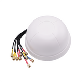 9-in-1 Low Profile Dome Antenna for R1900, R980, R2400, IBR1700, MG90 | 4x 4G/5G, 4x WiFi-6 & 1x GNSS, 17 Ft |RDOMD-G454W-17K-S4S4R-W