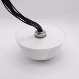 9-in-1 Low Profile Dome Antenna for R1900, R980, R2400, IBR1700, MG90 | 4x 4G/5G, 4x WiFi-6 & 1x GNSS, 17 Ft |RDOMD-G454W-17K-S4S4R-W