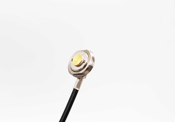 High frequency Thru hole NMO, 3 ft RG-58A/U cable, BNC Male Male connector Installed, ¾ hole, Chrome | RNMOT-58AU-SBM-C-03i