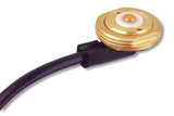 Montaje NMO de latón con orificio pasante de 3/4 de pulgada y 17 pies. Cable RG-58/U con Conectores Mini UHF Macho