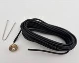 3/4" Hole NMO Style for Very Thick Plate (1/4" to1/2") Mount w/ 30 ft RG58/U | RNMOVT-58U-NOC-B-30