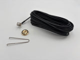 3/4" Hole NMO Style for Very Thick Plate (1/4" to1/2") Mount w/ 30 ft RG58/U | RNMOVT-58U-NOC-B-30