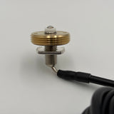 3/4" Hole NMO Style for Very Thick Plate (1/4" to1/2") Mount w/ 30 ft RG58/U | RNMOVT-58U-NOC-B-30