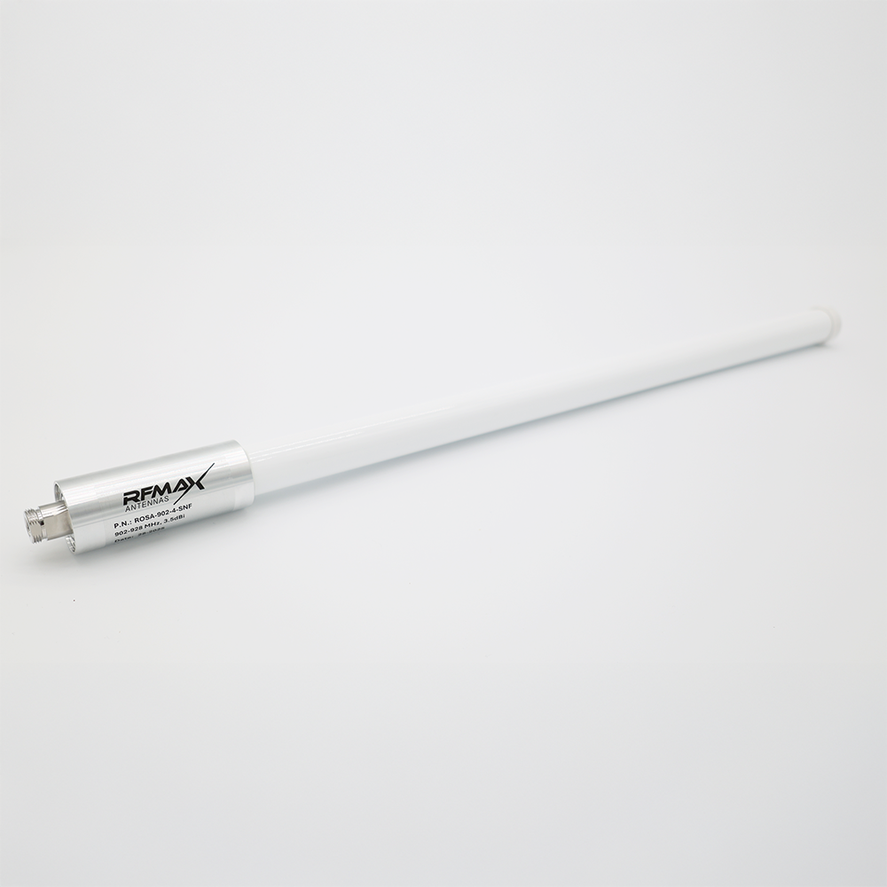 902-928 MHz Fiberglass omni antenna, 900 ISM band with N Female 3.5 dBi | ROSA-902-4-SNF