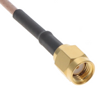 PT316-04i-MMCX-RSM: 3.7 inches (95 mm) RG-316 Type Cable Assembly with MMCX and RP SMA-Male Connectors