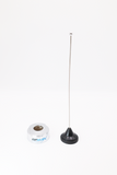 150-160 MHz VHF Chrome 1/4 Quarter Wave Whip Antenna Unity gain | RQWA-155-C