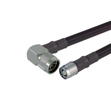 PT240-002-RTM-SNMRA: 2 Feet 240 Type Low loss Cable Assembly with Reverse Polarity TNC-Male and N-Male Right Angle Connectors