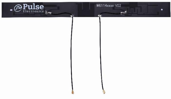W6114B0100: 5G/LTE MIMO FPC Antenna, 100mm cable