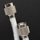 PTW240-025-RTM-RTM: 25 Feet 240 White Type Low loss Cable Assembly with Reverse Polarity TNC-Male and Reverse Polarity TNC-Male Connectors