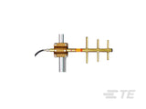Y8063: 806-896 MHz, 3 element, 8 dBi Fully Welded, Gold Anodized Yagis with Fixed N-Female Connector