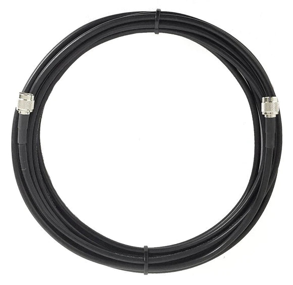 PT195-017-MUF-SFF: 17 Feet 195 Type Low loss Cable Assembly with Mini UHF Female/ Mini-SO239 and FME-Female Connectors