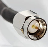 MGRM-WLF-3C-BLK-120: Mobile Mark Mag-Mount Antenna for 4G/LTE color Black with 10 Foot Coax Cable & SMA-Male Connector.