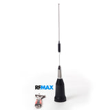 WPD136M6C-001: Antena Multibanda de Policía/Seguridad Pública para VHF/UHF/P25 con base de resorte NMO
