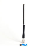 TS118BN: 17 Inch 1/4 Wave Telescoping Antenna for VHF Radios & Scanners. 118-174 MHz with Spring Base - BNC-Male