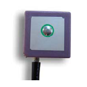 1857D: PCTEL 18X18MM embedded GPS, 28dB, Low Noise (0.5dB), 15cm, MCXR/A