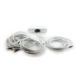 5-in-1 Multi-Band Antenna for In-Vehicle Cellular Routers: Cradlepoint IBR900, IBR1100, etc. with 4 ft. Cables | RBDM-G44WW-4-SSSRR-W