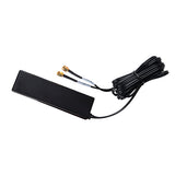 GPS & 4G/LTE 2-in-1 Antenna for Dashboard/Windshield.10 ft Cables & SMA. Dual-Pass RF. Adhesive Mount. RG4A-10SSM