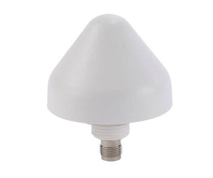 3978D-HR-DH-W-TAD: PCTEL GPS, 40dB, HR, White conical Radome, TNC Female, Pipe Adapter