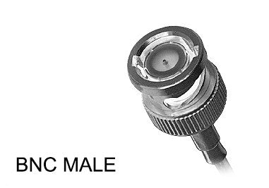 Standard BNC Male connector for LMR195 type, RG-58/U, RG-58A/U and any equivalent cable