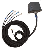 MIMO 5G, MIMO Wi-Fi, and GNSS Vehicular Antenna Direct Mount with 3x SMA-Male and 2x RP SMA-Male Connectors | RM2D-G55WW-25-SSSRR-B