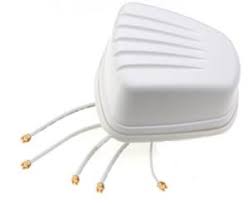 GPSMB502: PANTHER SERIES 5-IN-1 ANTENNA. (1)GPS/GLONASS + (2) 3G/4G + (2)WIFI ELEMENTS. 17 FT. CABLES & SMA MALE CONNECTORS. WHITE